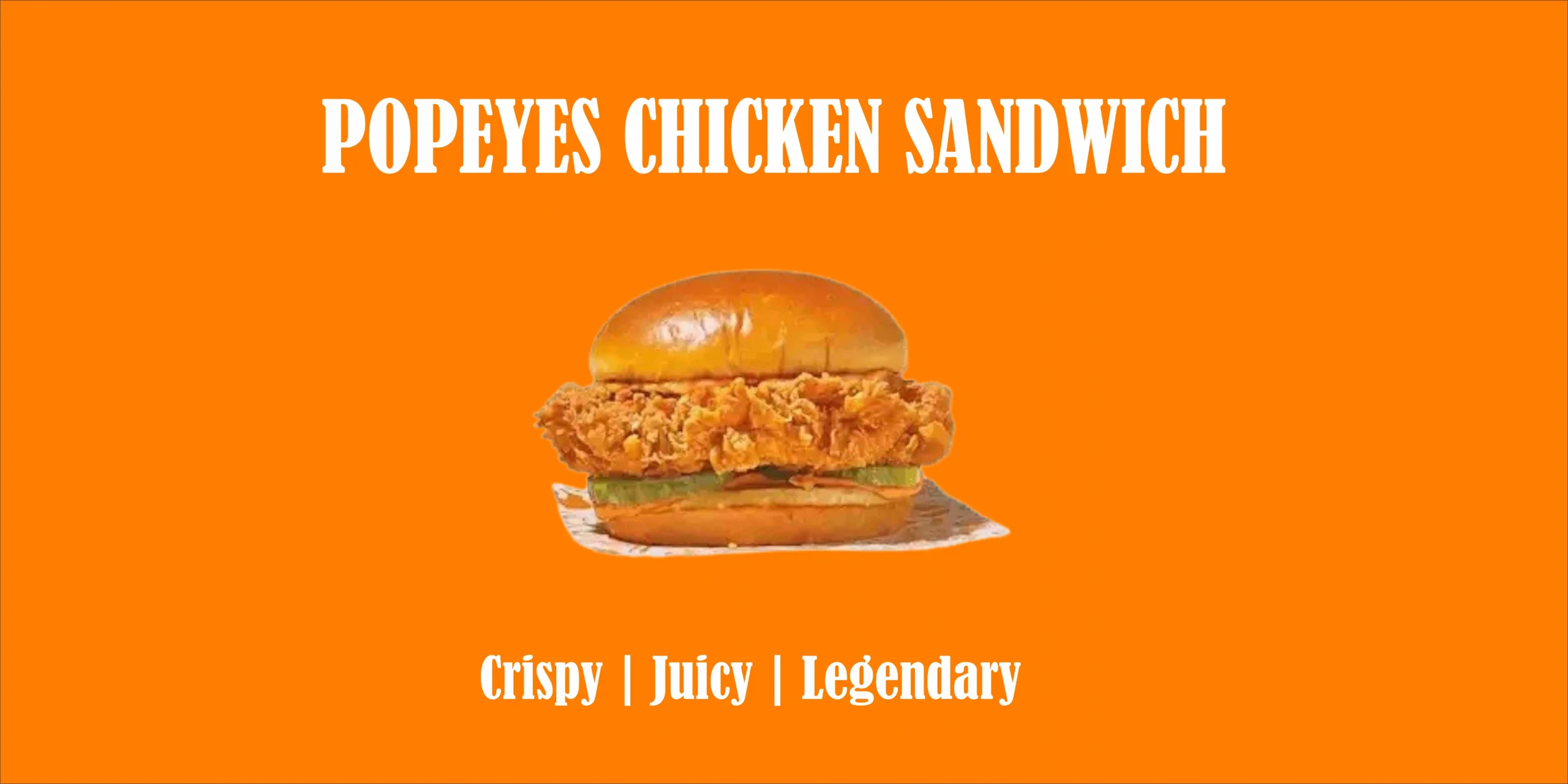 popeyes chicken sandwich