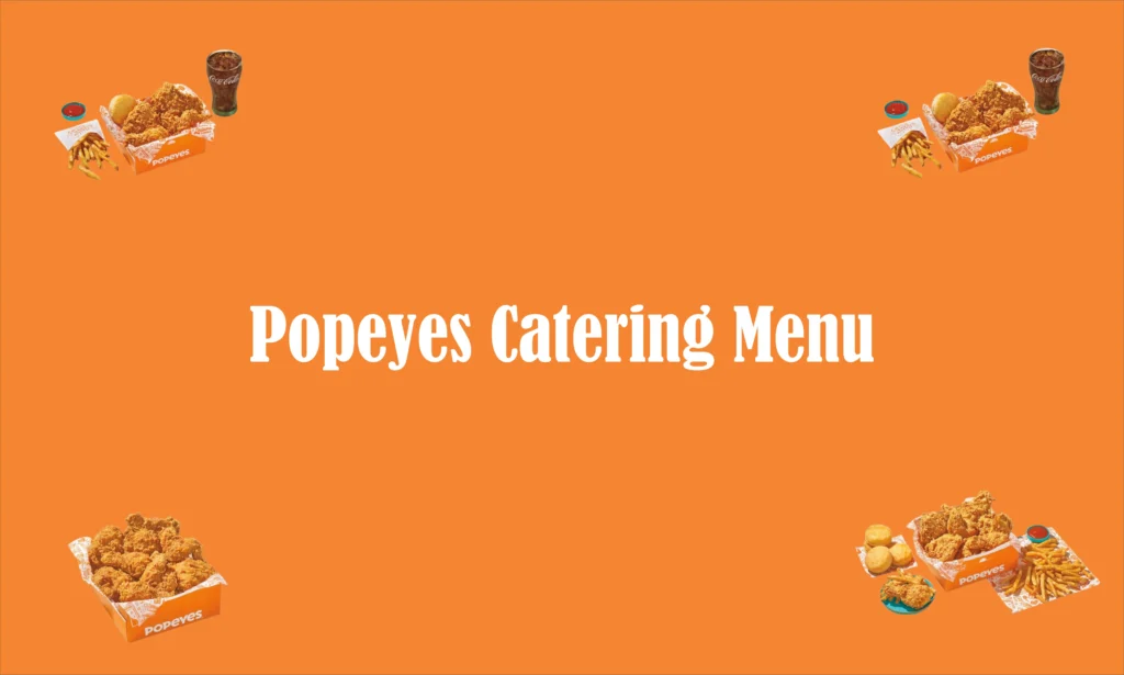 popeyes catering menu