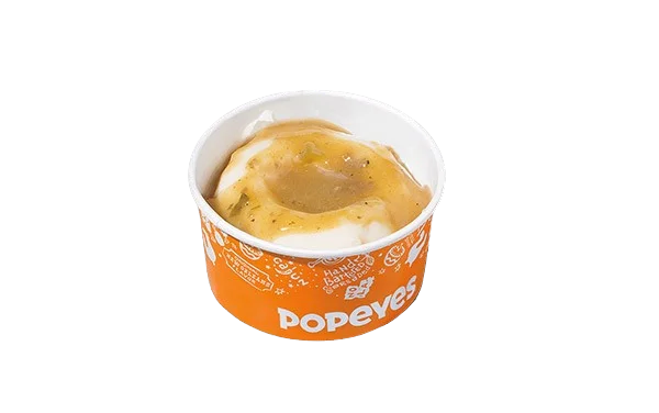 Mashed Potatoes with Cajun Gravy